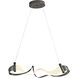 Zephyr LED 38.5 inch Natural Iron Pendant Ceiling Light