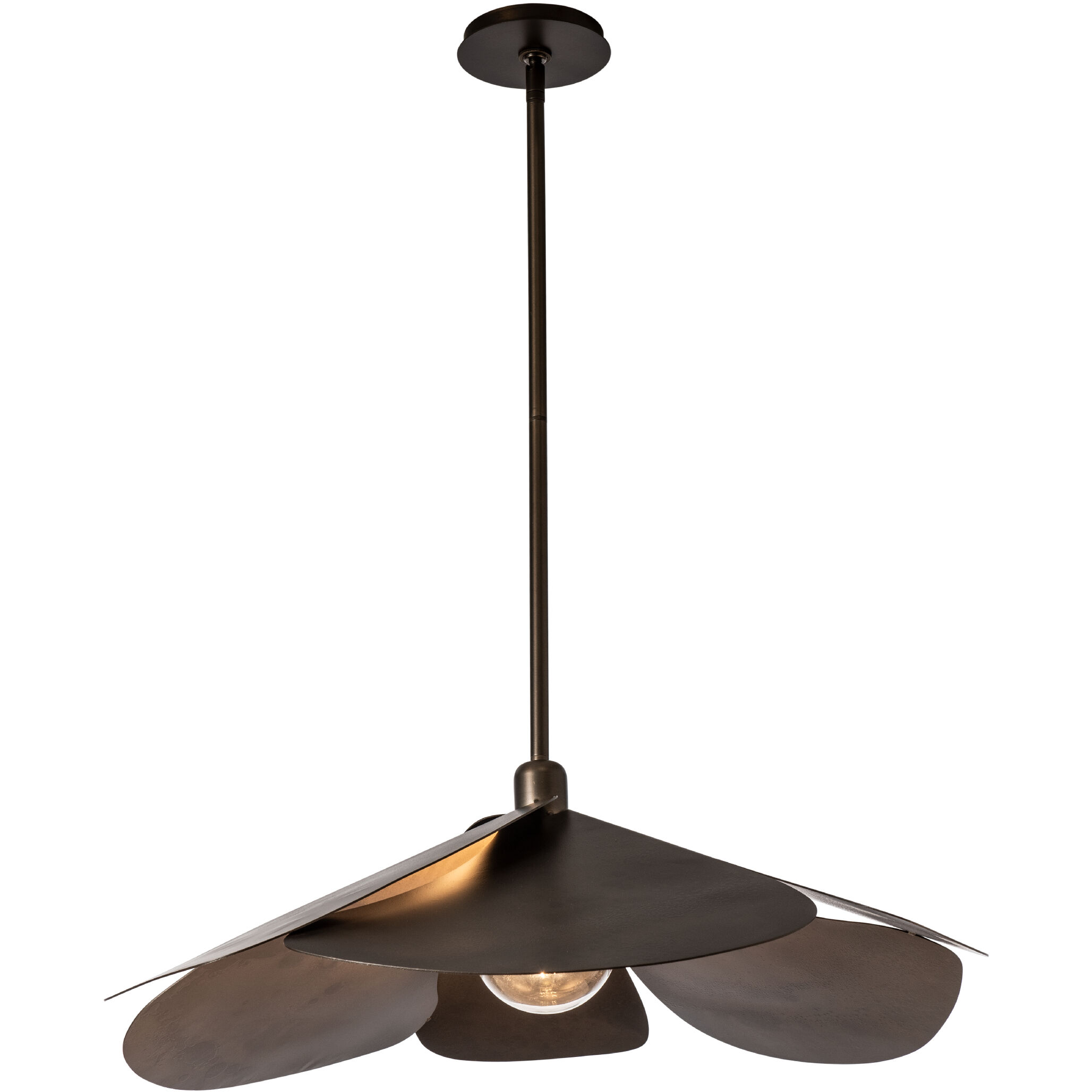Hana 1 Light 29.2 inch Dark Smoke Pendant Ceiling Light, Large