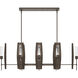 Passage 8 Light 52.1 inch Bronze Pendant Ceiling Light in Clear