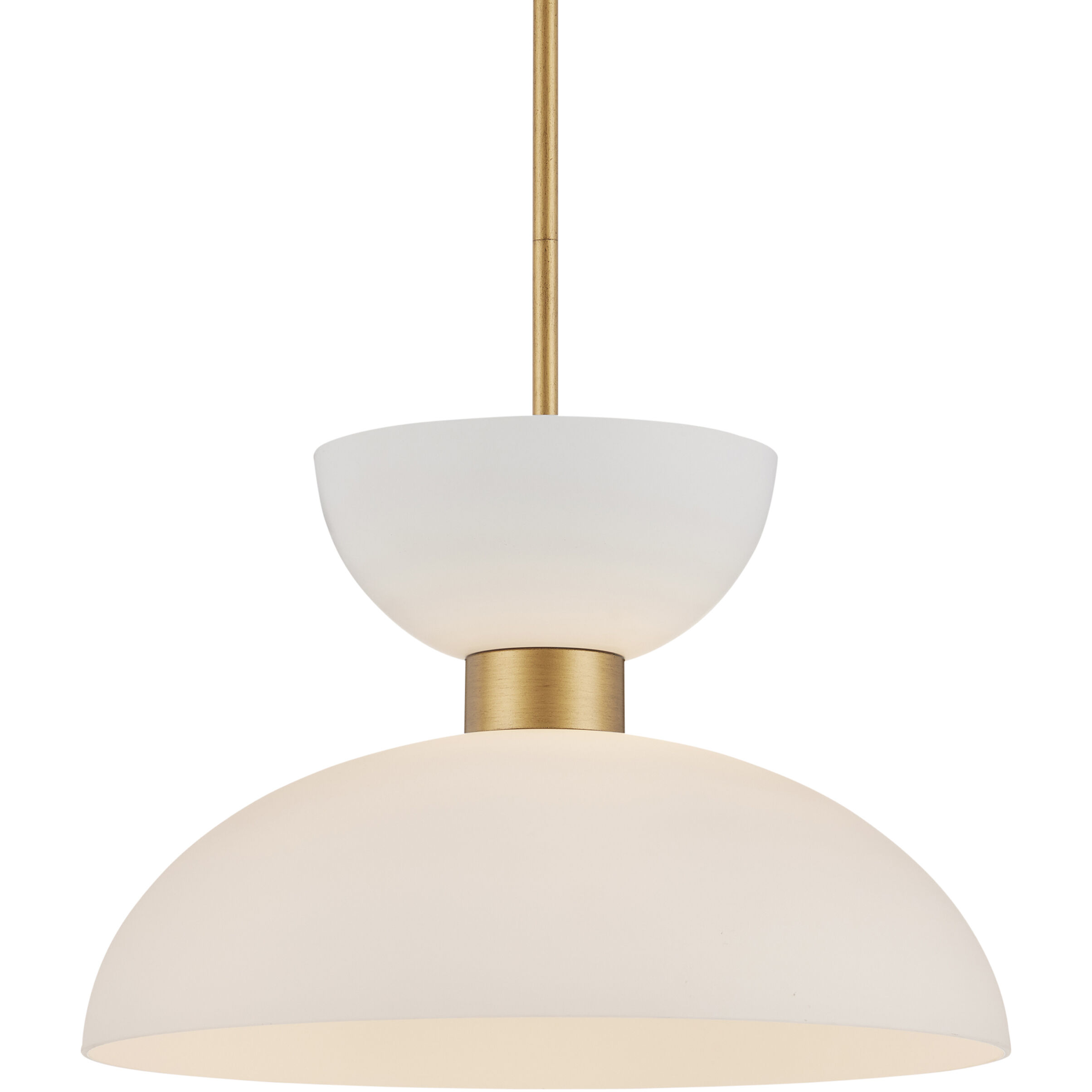 Zevio 1 Light 15.75 inch Antique Brass and White and Opaque Pendant Ceiling Light