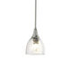 Trumpet 1 Light 5.91 inch Sterling Mini Pendant Ceiling Light in Water