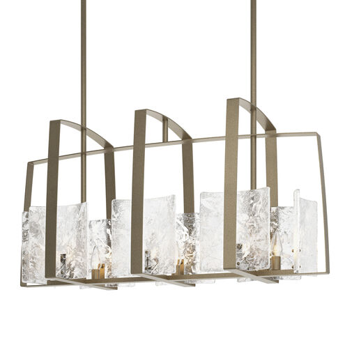 Arc 8 Light 43 inch Soft Gold Linear Pendant Ceiling Light