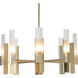 Summit 8 Light 31.2 inch Ink Pendant Ceiling Light in Clear