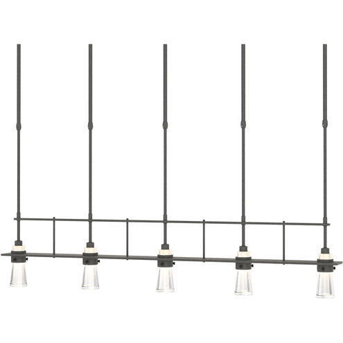 Erlenmeyer 5 Light 48 inch Natural Iron Pendant Ceiling Light