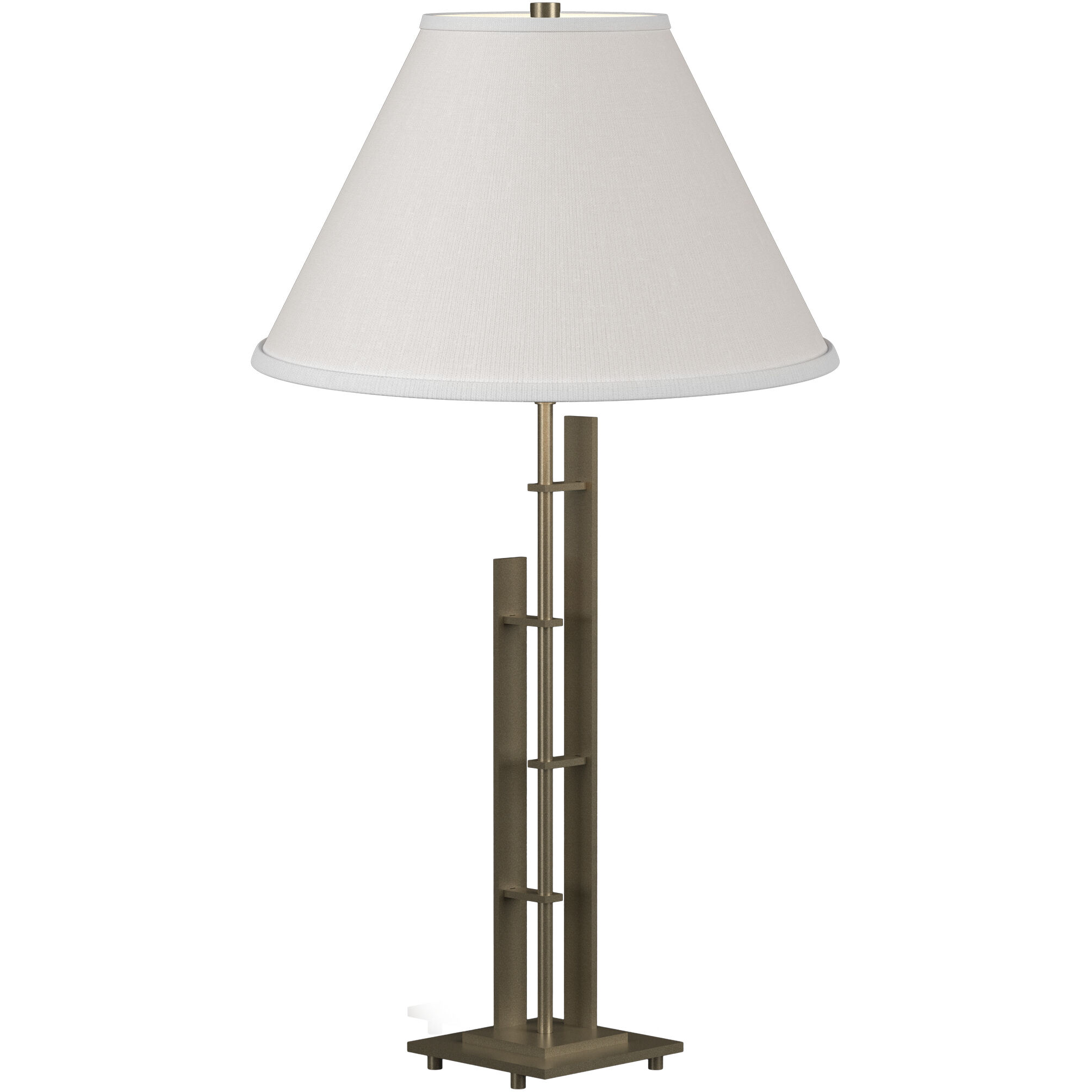 Metra Double 26.9 inch 150 watt Soft Gold Table Lamp Portable Light in Natural Anna