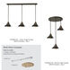Staccato 1 Light 10.5 inch Oil Rubbed Bronze Mini Pendant Ceiling Light, Large