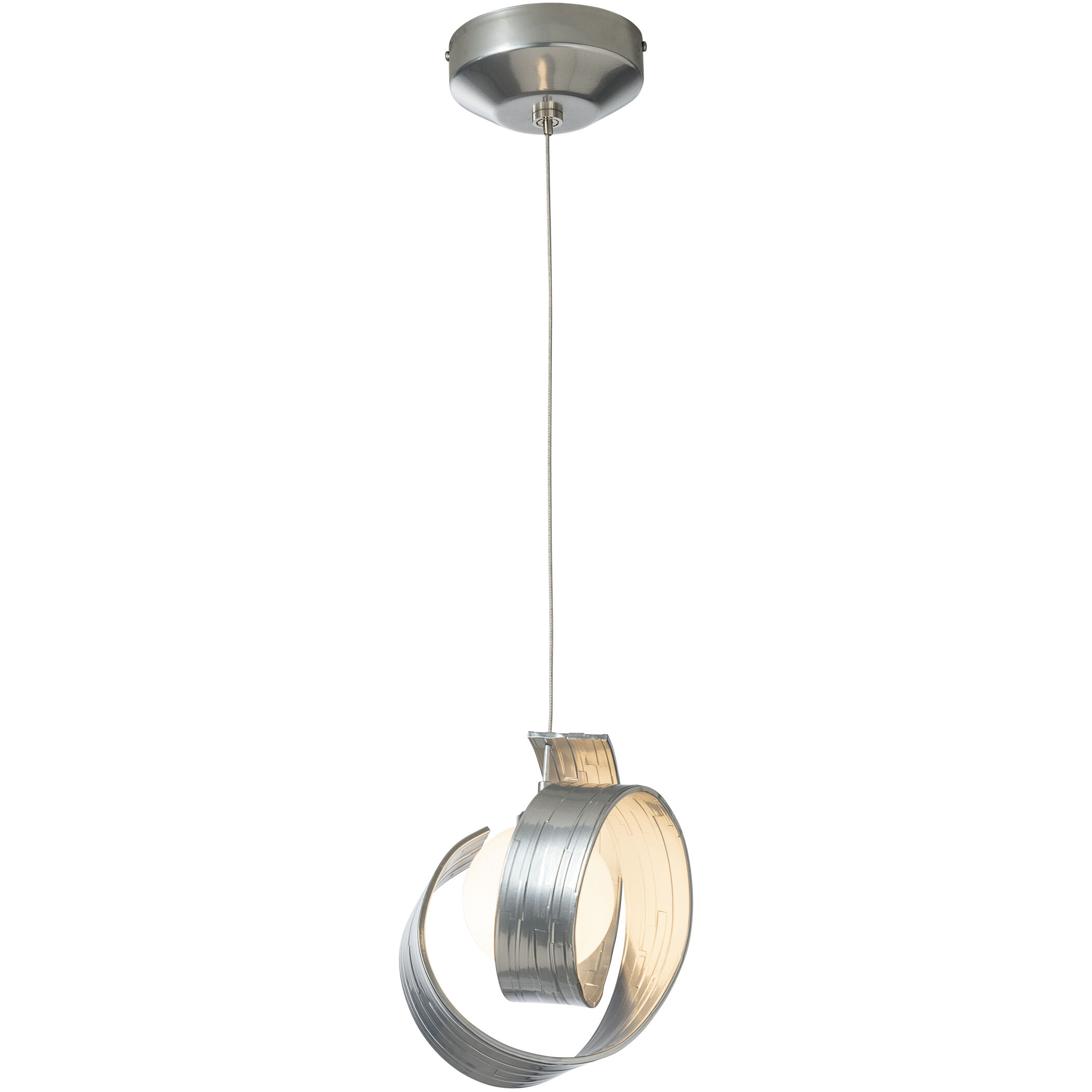 Riza 1 Light 9.1 inch Sterling Mini Pendant Ceiling Light