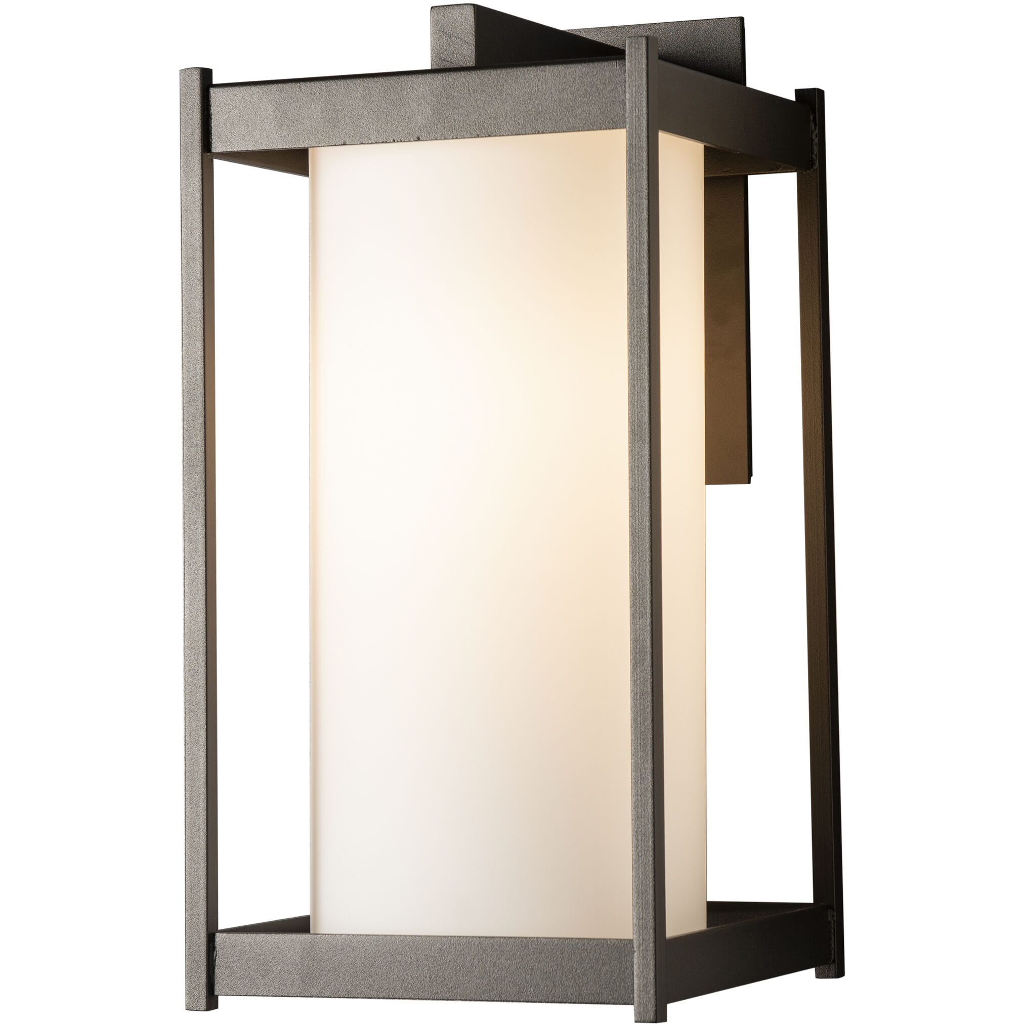 Cela 1 Light 16.3 inch Coastal Oil Rubbed Bronze Outdoor Sconce in Opal, Large