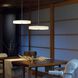 Disq LED 15 inch Dark Smoke Pendant Ceiling Light