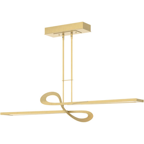 Switchback LED 49.8 inch Modern Brass Pendant Ceiling Light