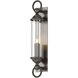 Cavo 1 Light 25.8 inch Coastal White Outdoor Wall Sconce in Clear, Large