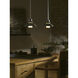 Staccato 1 Light 7 inch Dark Smoke Mini Pendant Ceiling Light