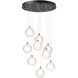 Fritz 9 Light 20.5 inch Oil Rubbed Bronze Pendant Ceiling Light, Long