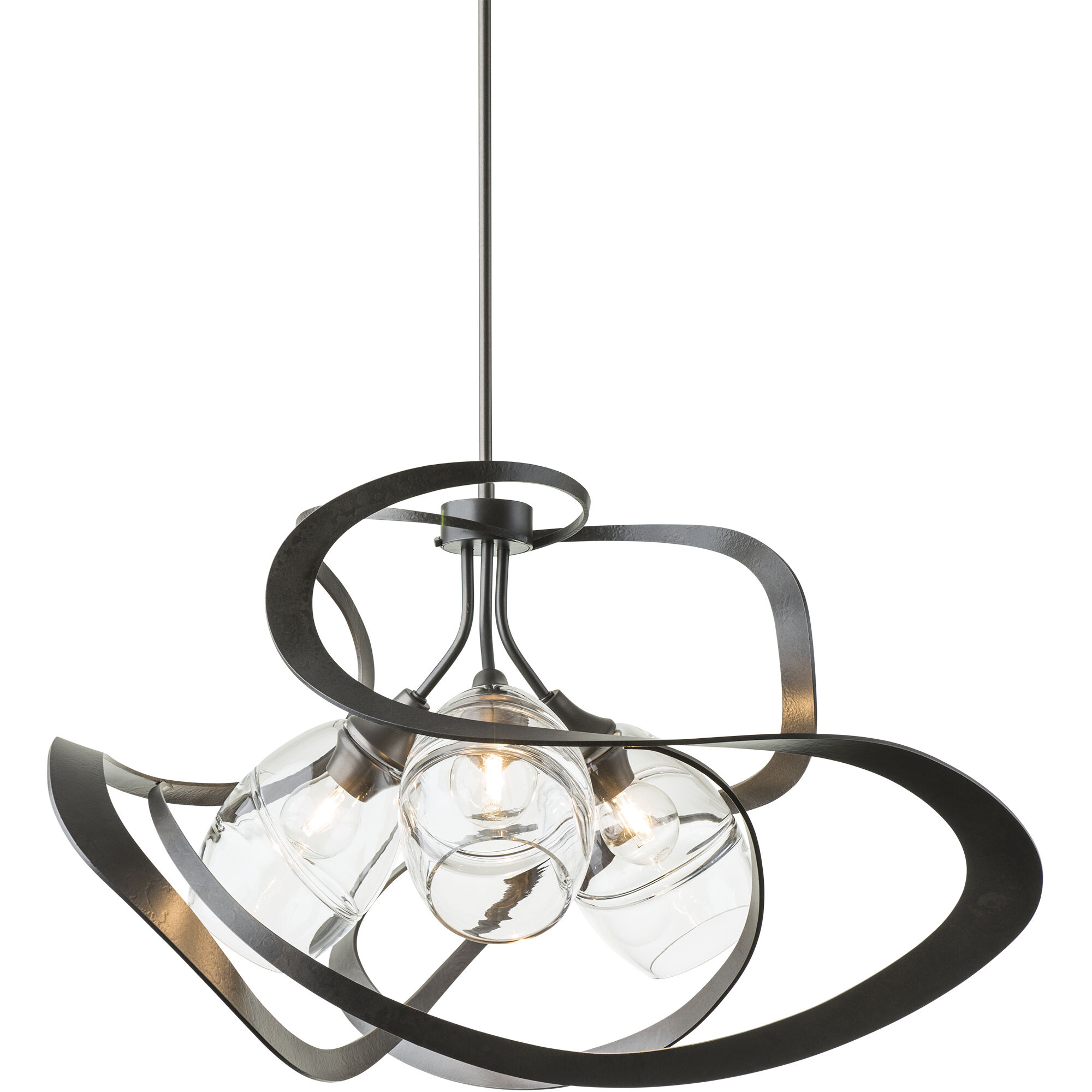 Nest 3 Light 30.6 inch Dark Smoke Pendant Ceiling Light