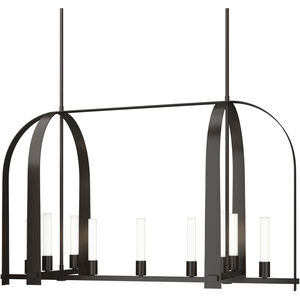 Triomphe 9 Light 41 inch Oil Rubbed Bronze Linear Pendant Ceiling Light