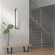Bento LED 6.5 inch Dark Smoke ADA Sconce Wall Light, Large