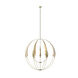 Double Cirque 12 Light 48.3 inch Modern Brass Large Scale Chandelier Ceiling Light, Large Scale