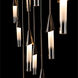 Lilium 10 Light 44.5 inch Dark Smoke Linear Pendant Ceiling Light