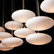 Clouds 10 Light 48 inch Modern Brass Pendant Ceiling Light