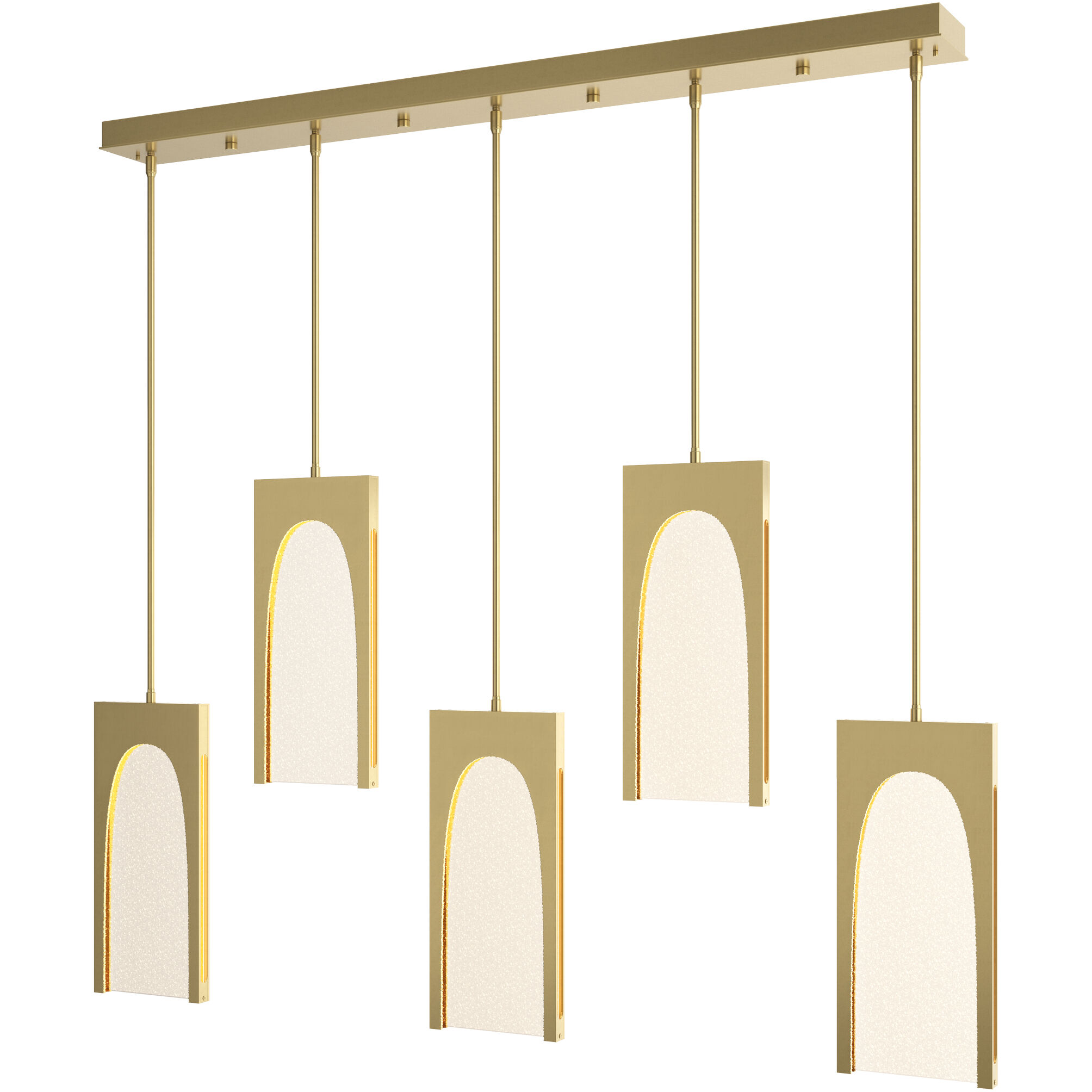 Cypress LED 56 inch Modern Brass Pendant Ceiling Light