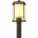 Meridian 1 Light 14.4 inch Coastal Bronze Outdoor Post Light