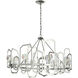 Gatsby 8 Light 45.3 inch Sterling Chandelier Ceiling Light