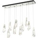 Luma 10 Light 44.5 inch Sterling Pendant Ceiling Light, Standard
