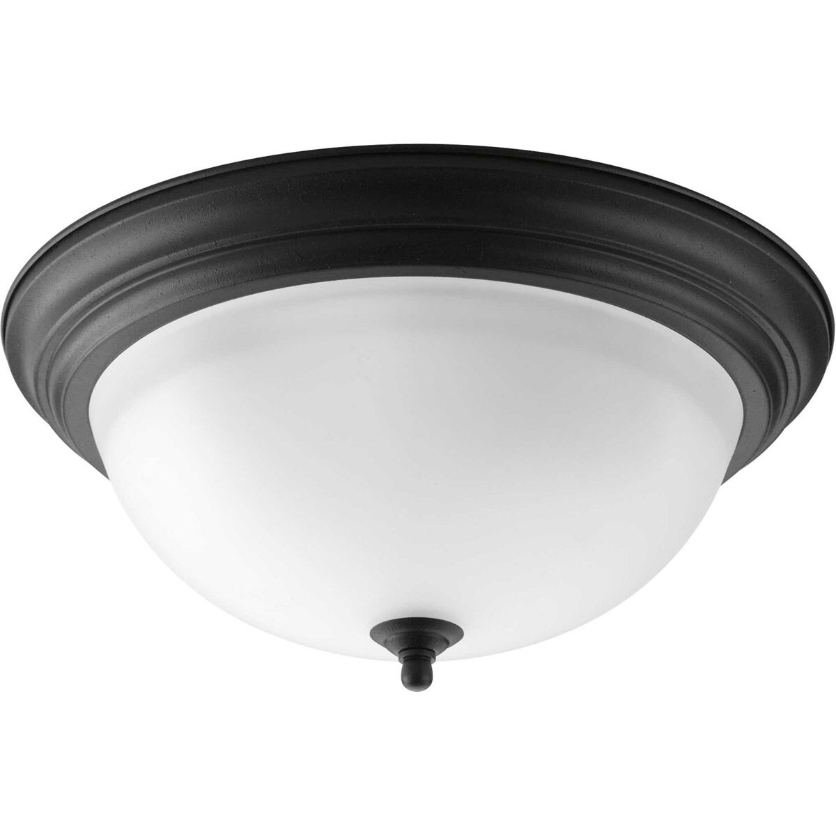 Adelmo 3 Light 15.25 inch Forged Black Flush Mount Ceiling Light