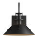 Henry 1 Light 10.5 inch Coastal Black Outdoor Sconce, Small