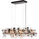 Fusion 10 Light 52.5 inch Ink Pendant Ceiling Light