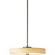 Disq LED 15 inch Dark Smoke Pendant Ceiling Light
