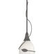 Twining Leaf 1 Light 5.91 inch Natural Iron Mini Pendant Ceiling Light