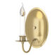 Simple Lines 1 Light 5.75 inch Modern Brass Sconce Wall Light