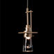 Erlenmeyer 1 Light 3.3 inch Soft Gold Mini Pendant Ceiling Light