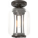 Fairwinds 1 Light 7 inch Coastal Oil Rubbed Bronze Outdoor Semi-Flush