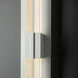 Axis LED 23.5 inch Coastal White Outdoor Sconce, Small - Open Box