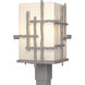 Tura 1 Light 17.4 inch Coastal Burnished Steel Outdoor Post Light