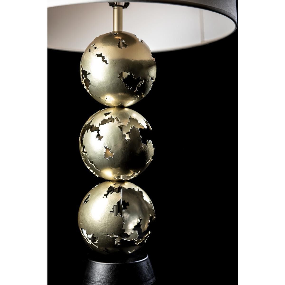 Pangea 32.6 inch 60 watt Modern Brass and Black Table Lamp Portable Light in Modern Brass/Black