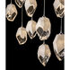 Chrysalis 10 Light 44.7 inch Sterling Pendant Ceiling Light in White Crystal, Long