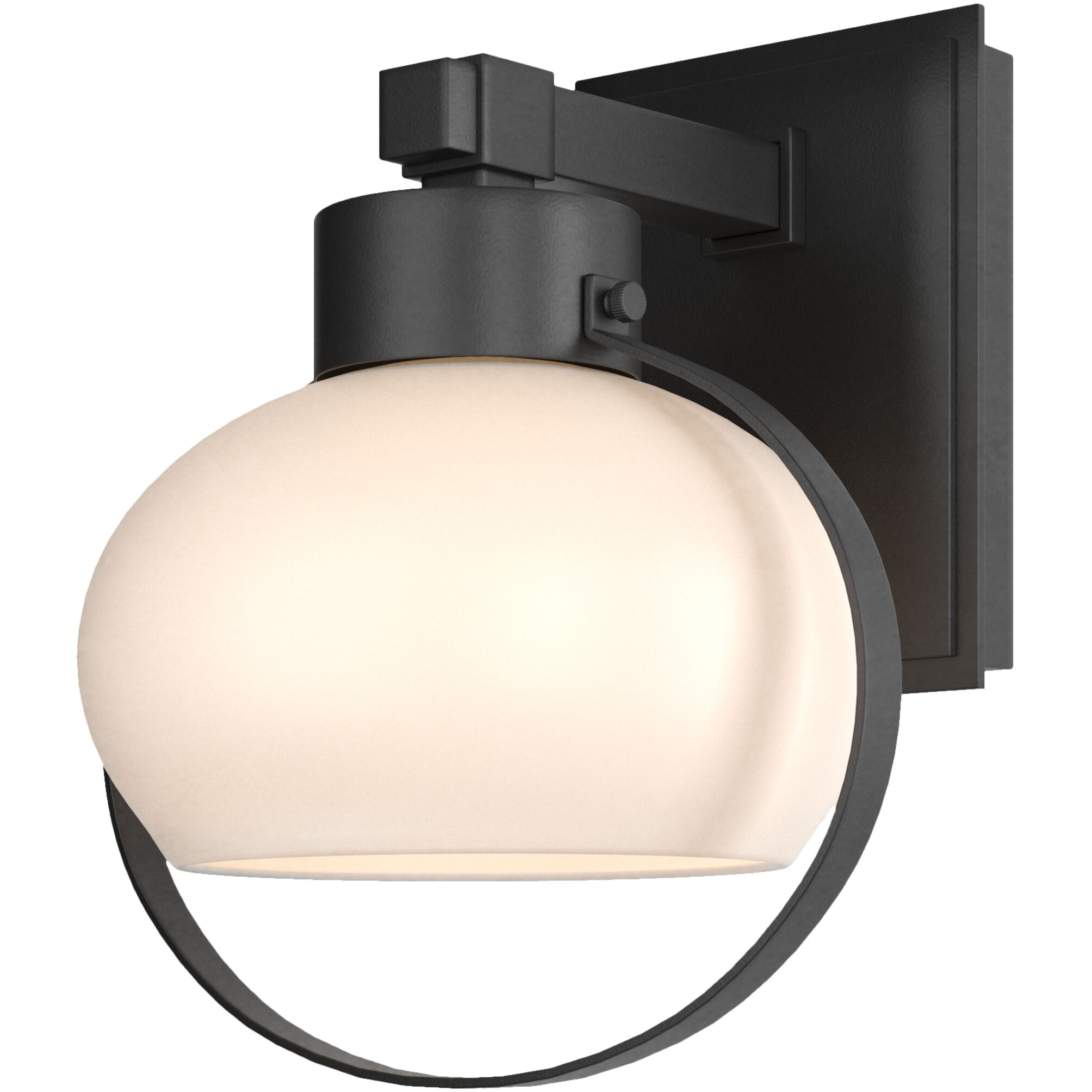 Port 1 Light 10.3 inch Coastal Black Outdoor Sconce, Small - Open Box