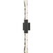 Refraction 2 Light 35.7 inch Coastal Black Outdoor Sconce, Large