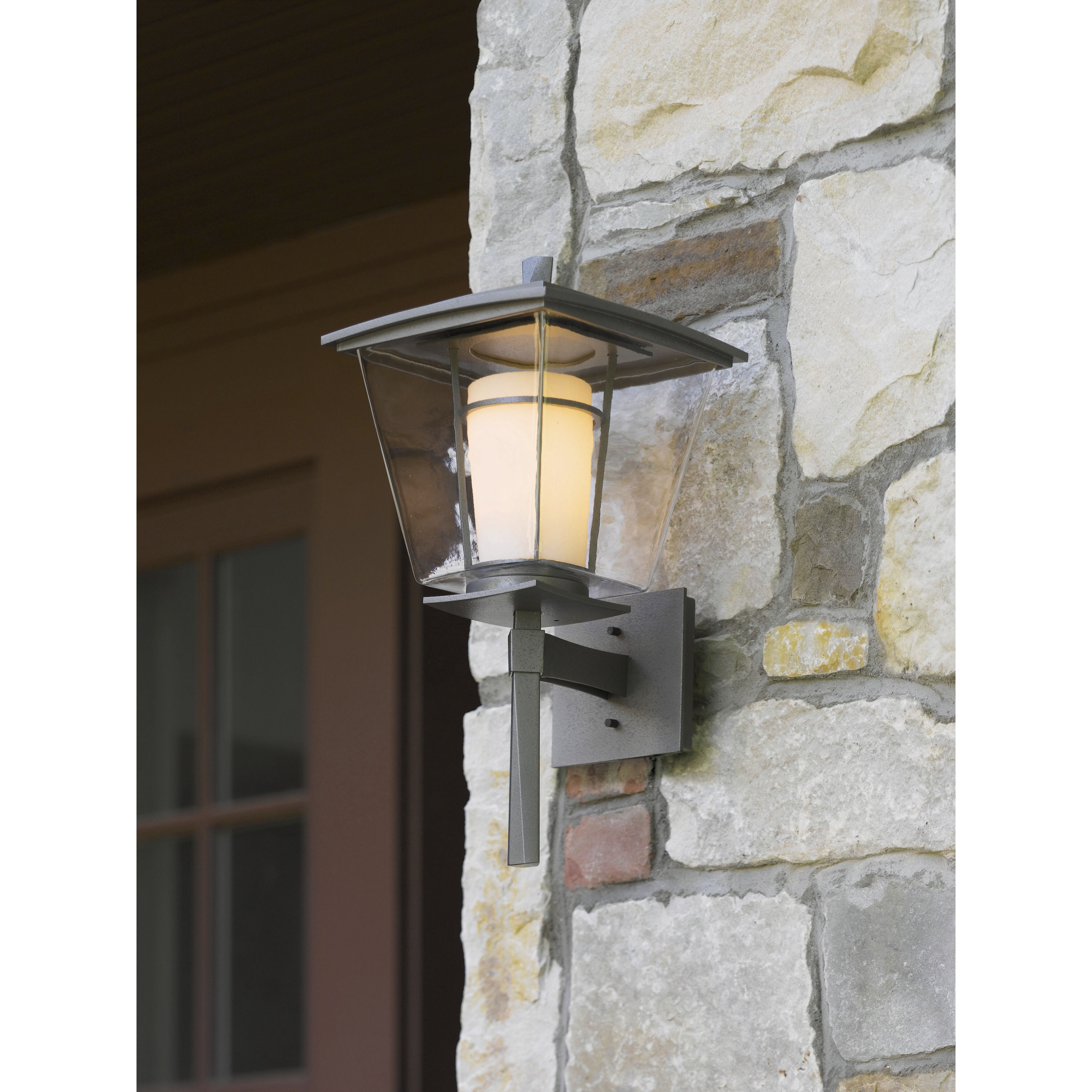 Beacon Hall 1 Light 17.6 inch Coastal Dark Smoke Outdoor Sconce