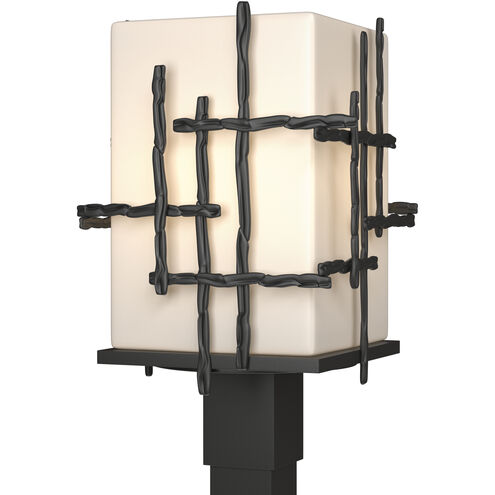Tura 1 Light 17.4 inch Coastal Black Outdoor Post Light