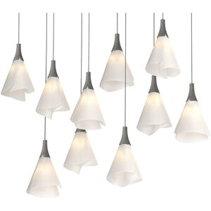 Mobius 10 Light 45.6 inch Natural Iron Pendant Ceiling Light, Rectangular