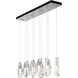 Luma 10 Light 44.5 inch Sterling Pendant Ceiling Light, Standard