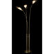 Aerial 79.4 inch 60.00 watt Dark Smoke Torchiere Portable Light