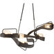 Graffiti 5 Light 50.1 inch Oil Rubbed Bronze Pendant Ceiling Light