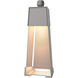 Revere 1 Light 25.1 inch Coastal Burnished Steel / Coastal Burnished Steel Outdoor Sconce, Medium