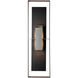 Shadow Box 2 Light 45 inch Coastal White Outdoor Sconce, Extra Tall