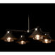 Stowe 4 Light 38.2 inch Coastal Dark Smoke Outdoor Pendant